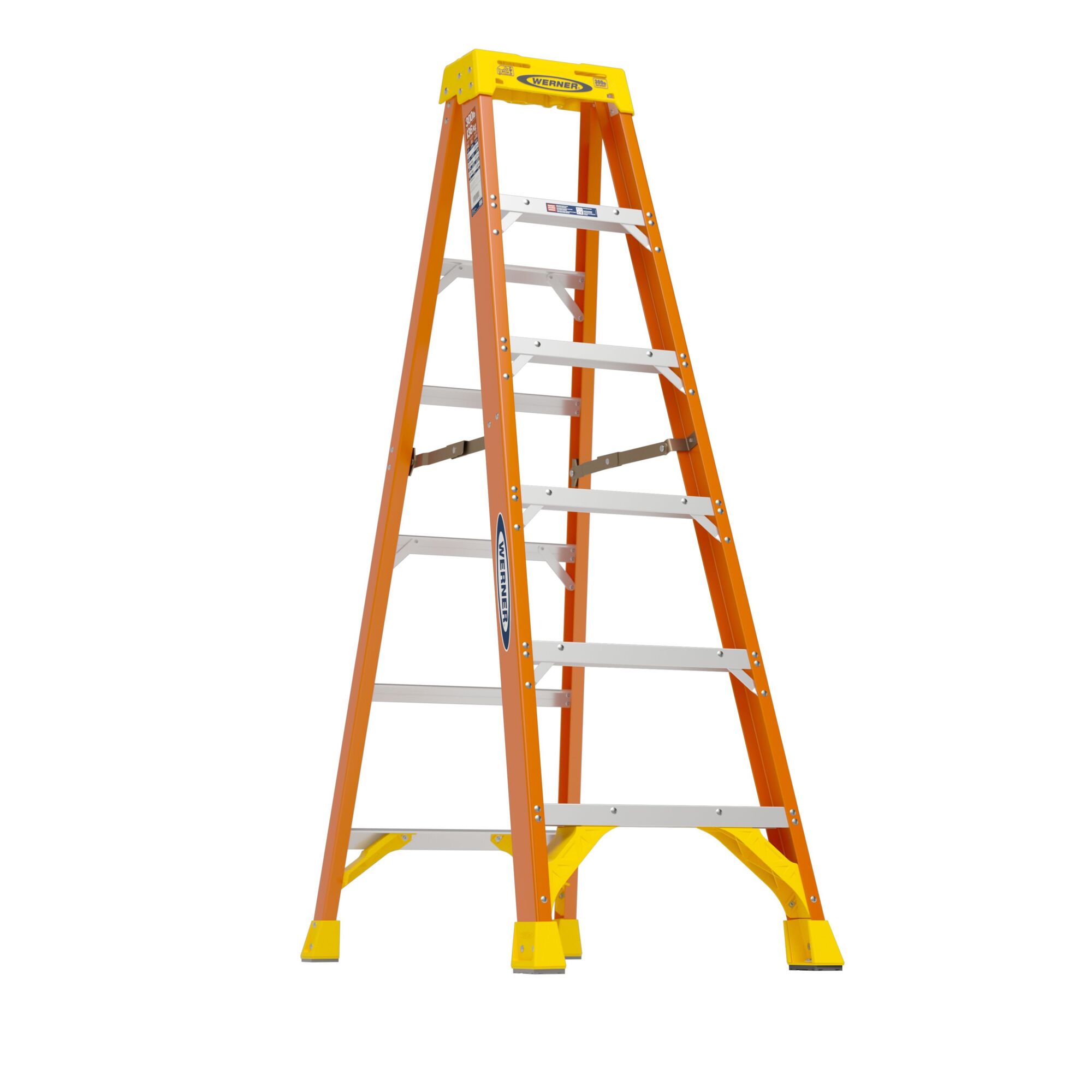 Werner 6ft. Fiberglass Stepladder, Type 1A, Model# 6206